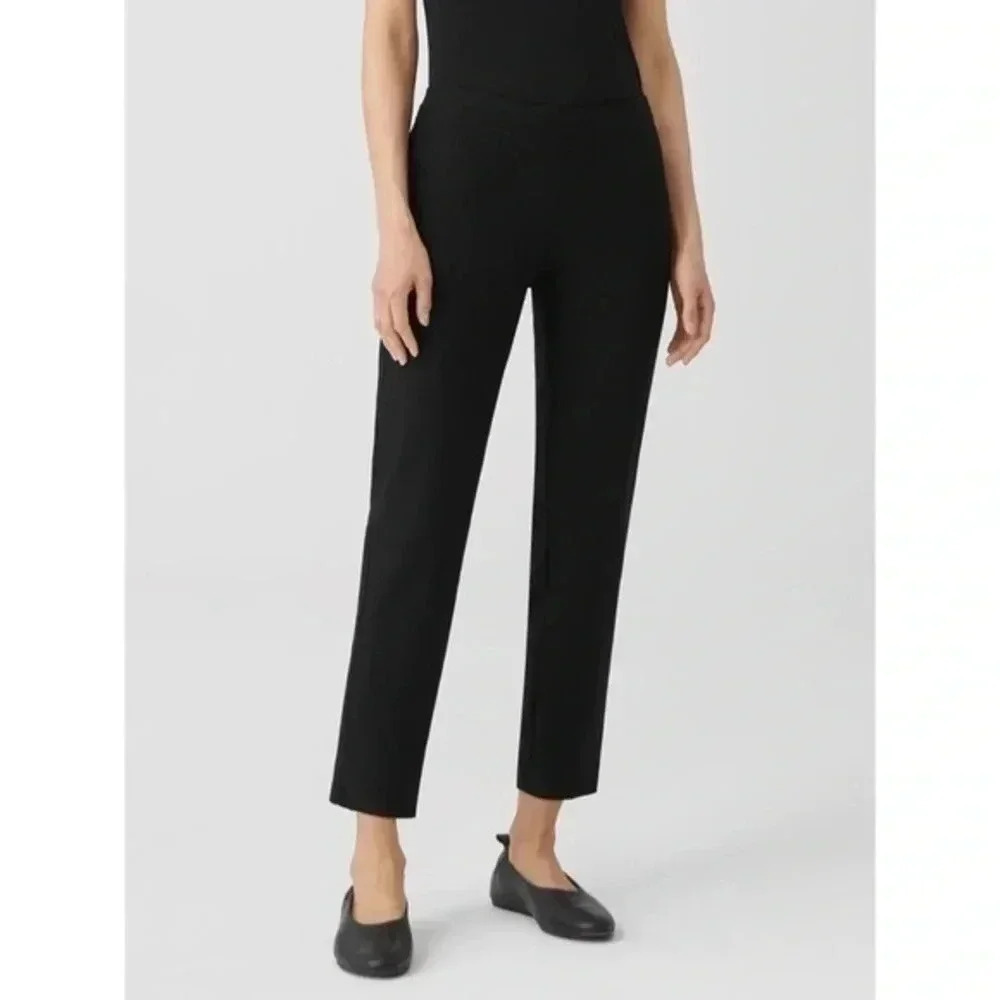 Eileen fisher black stretchy slim pant’s Small